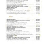 Menu Le Pershing Casablanca August 2023 241922-595500